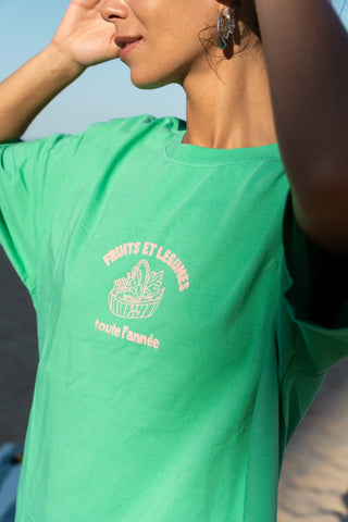 T-shirt Panier vert