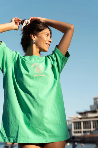 T-shirt Panier vert