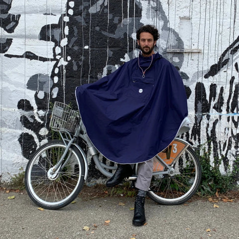 Cape de pluie vélo - Polyester 100% recyclé - Cap Ferret