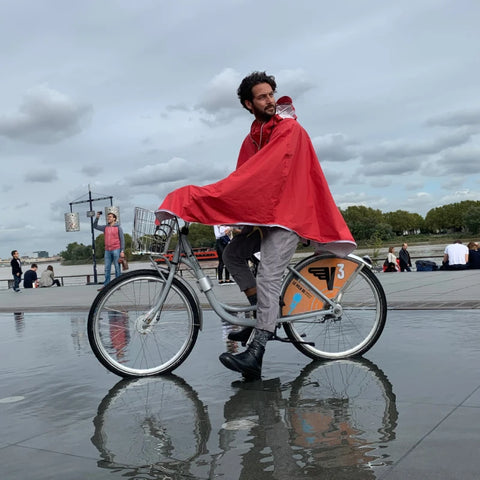 Cape de pluie vélo - Polyester 100% recyclé - Cap Horn
