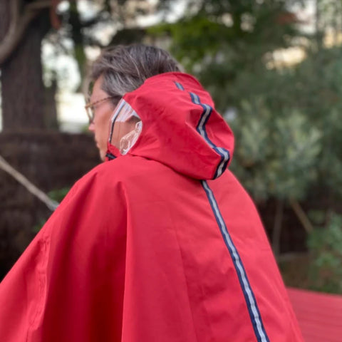 Cape de pluie vélo - Polyester 100% recyclé - Cap Horn