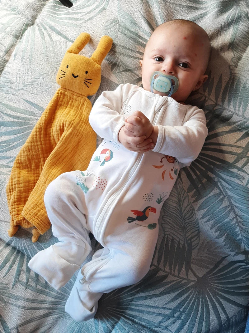 Pyjama bébé zippé - Pétillant comme un toucan