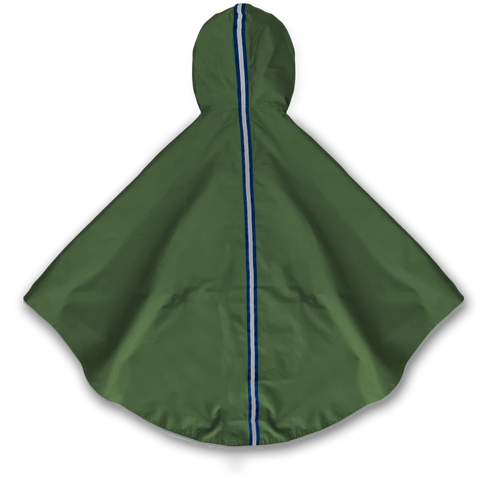 Cape de pluie vélo - polyester 100% recyclé - Cap Vert