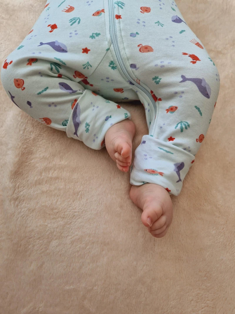 Pyjama bébé zippé - Comme un poisson dans l'eau