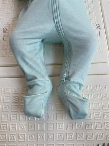 Pyjama bébé zippé - Nager au milieu des coraux