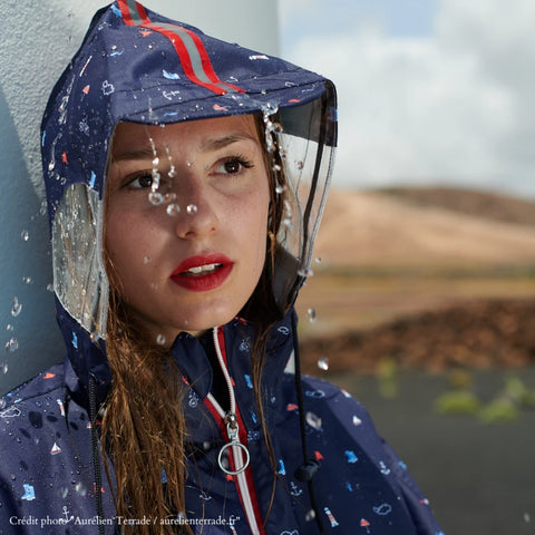 Cape de pluie vélo - Polyester 100% recyclé - Cap Bonne Espérance