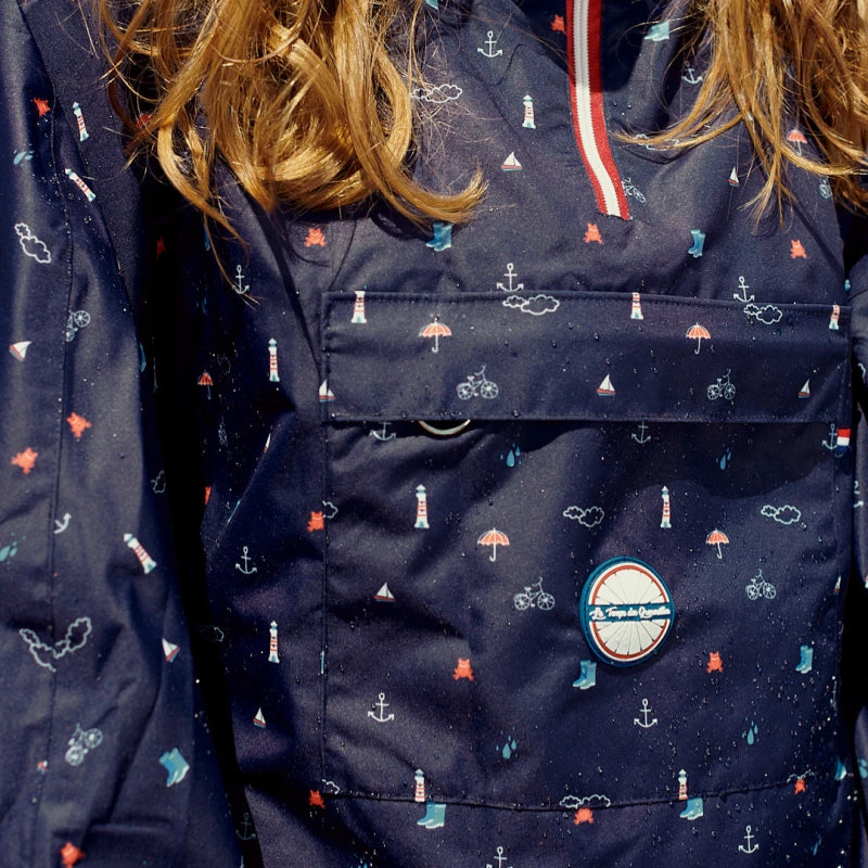 Cape de pluie vélo - Polyester 100% recyclé - Cap Bonne Espérance