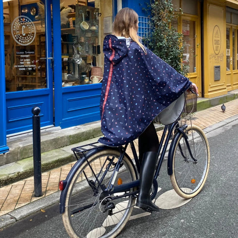 Cape de pluie vélo - Polyester 100% recyclé - Cap Bonne Espérance
