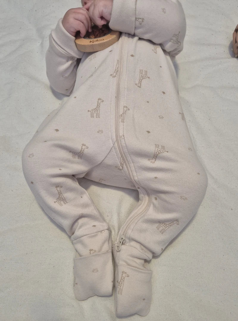 Pyjama bébé zippé - Girafe 1