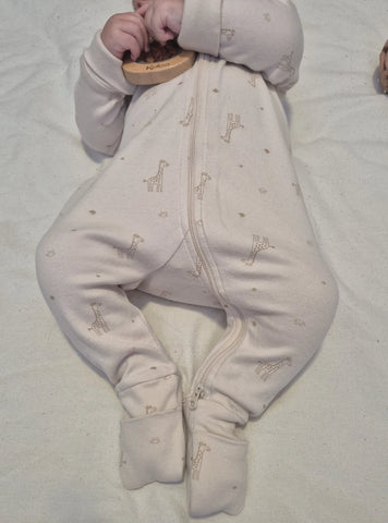 Pyjama bébé zippé - Girafe 1