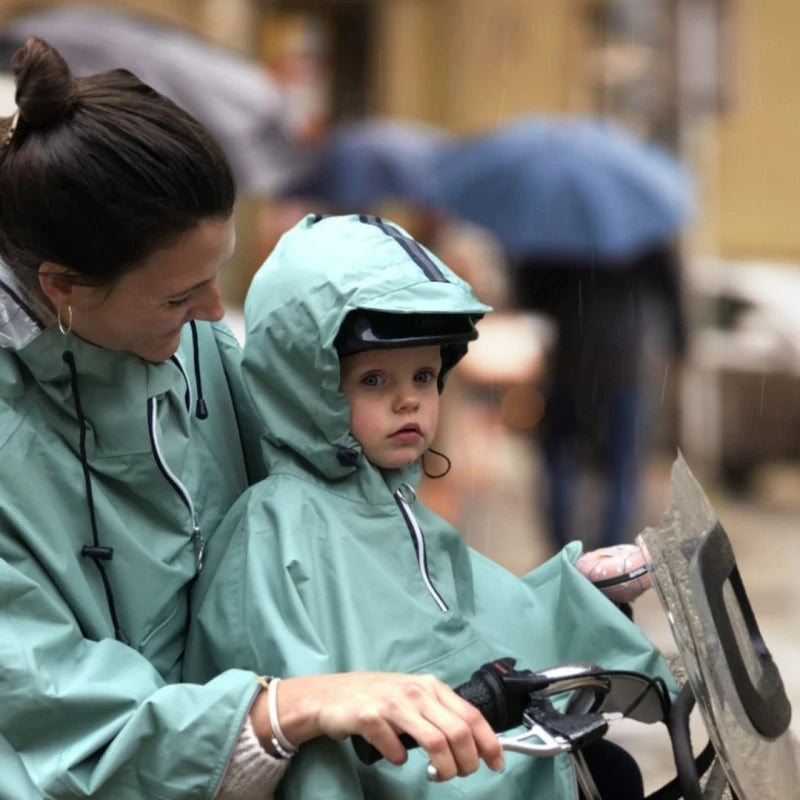 Cape de pluie enfant en polyester recyclé