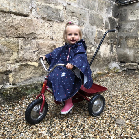 Cape de pluie enfant en polyester recyclé