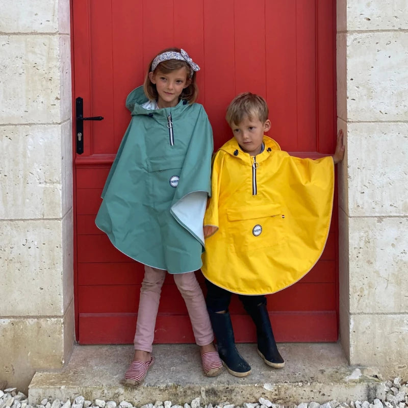 Cape de pluie enfant en polyester recyclé