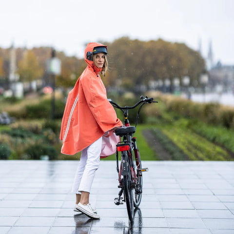 Cape de pluie vélo - Polyester 100% recyclé - Cap York
