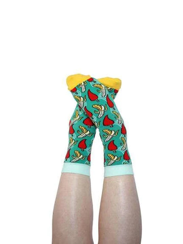 Lucille Pattern | Paire de chaussettes Banane - Piment