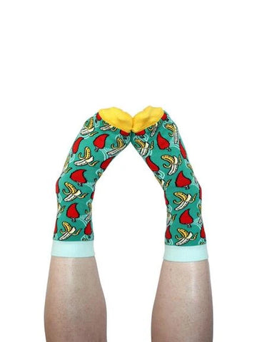 Lucille Pattern | Paire de chaussettes Banane - Piment
