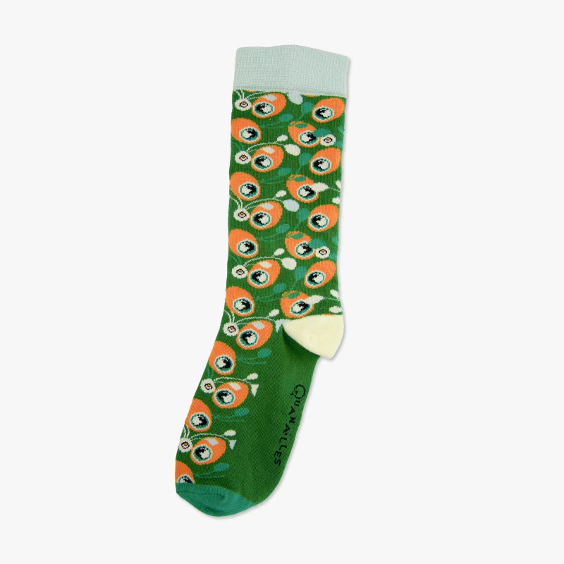Lucille Pattern | Paire de chaussettes Plume de paon
