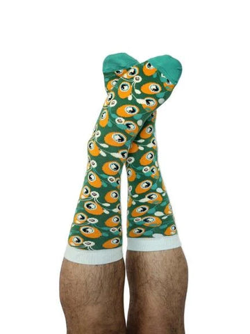 Lucille Pattern | Paire de chaussettes Plume de paon