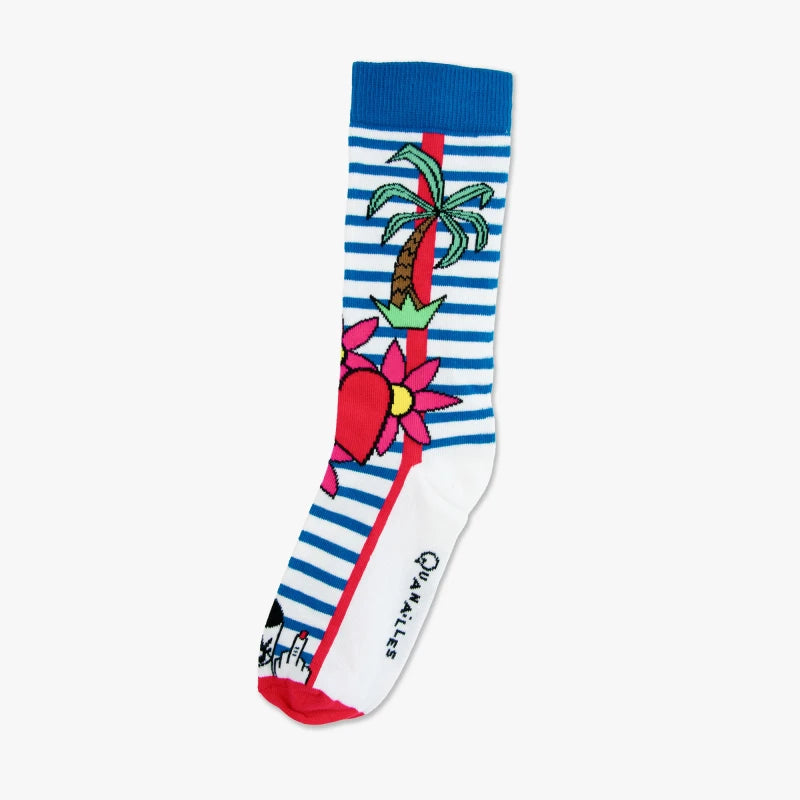Caroline Barel | Paire de chaussettes marinière