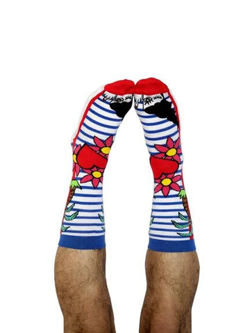 Caroline Barel | Paire de chaussettes marinière