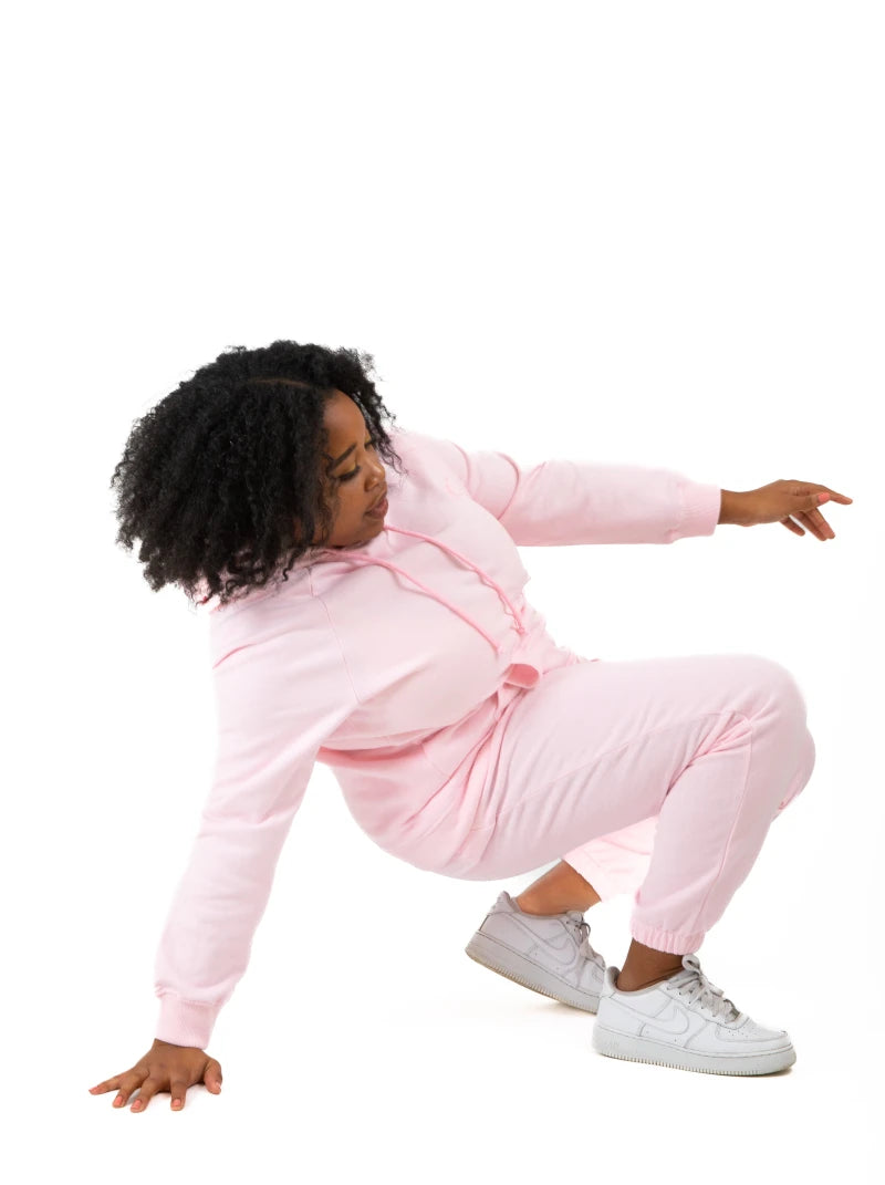 Sweat Néphélée Rose avec logo Aphaïa