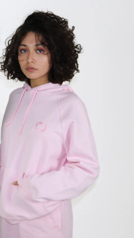 Sweat Néphélée Rose avec logo Aphaïa