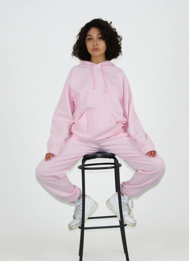 Sweat Néphélée Rose avec logo Aphaïa