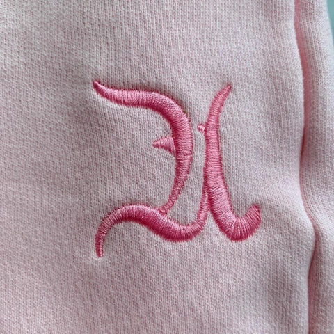 Sweat Néphélée Rose avec logo Aphaïa
