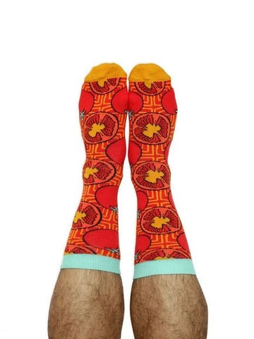 Lucille Pattern | Paire de chaussettes Tomates