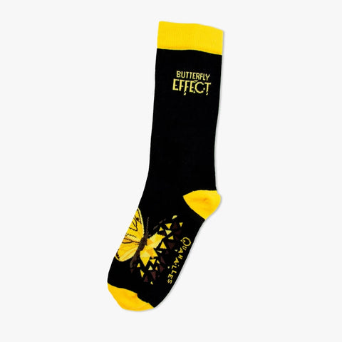 Sabrina Beretta | Paire de chaussettes Butterfly Effect jaune