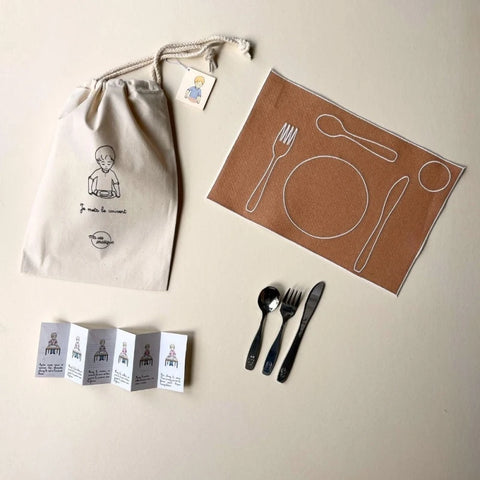 Kit d'activité pour mettre le couvert