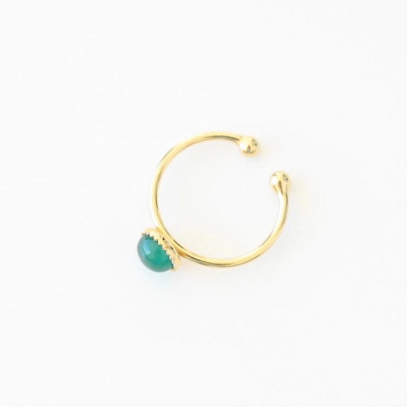 Bague petite Agate Verte