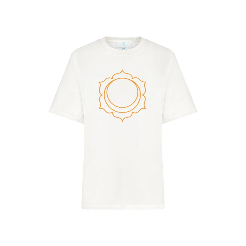 Tee-shirt Unisex Chakra Sacré en Coton Bio