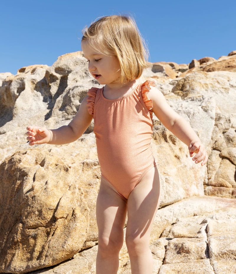 Maillot de Bain Léa - Rose Scintillant