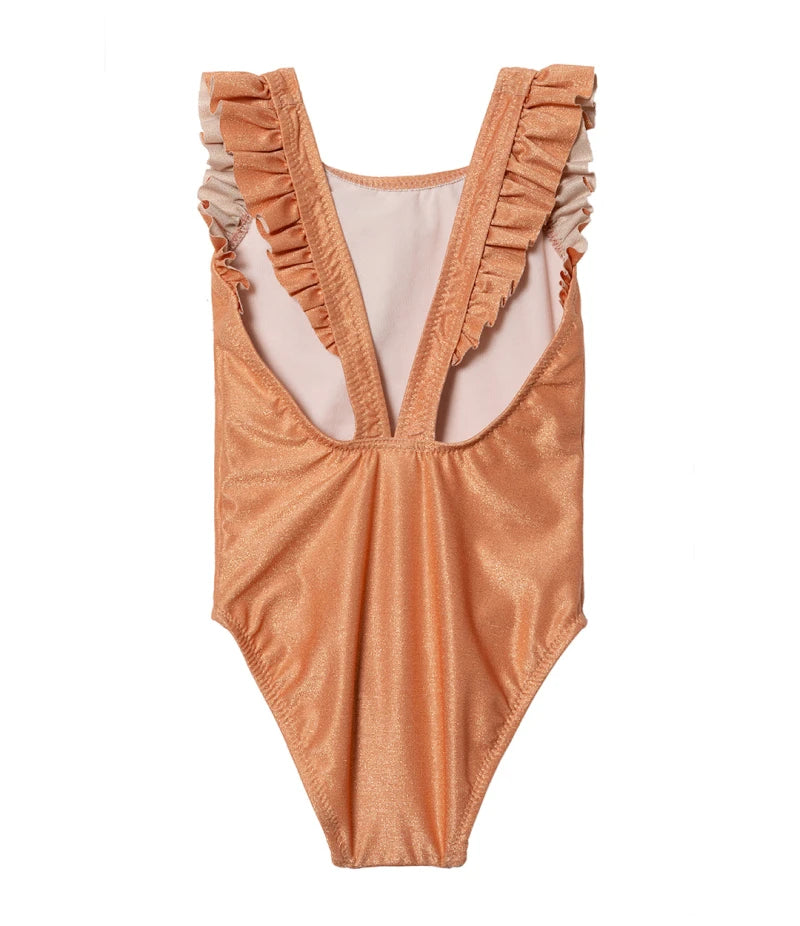 Maillot de Bain Léa - Rose Scintillant
