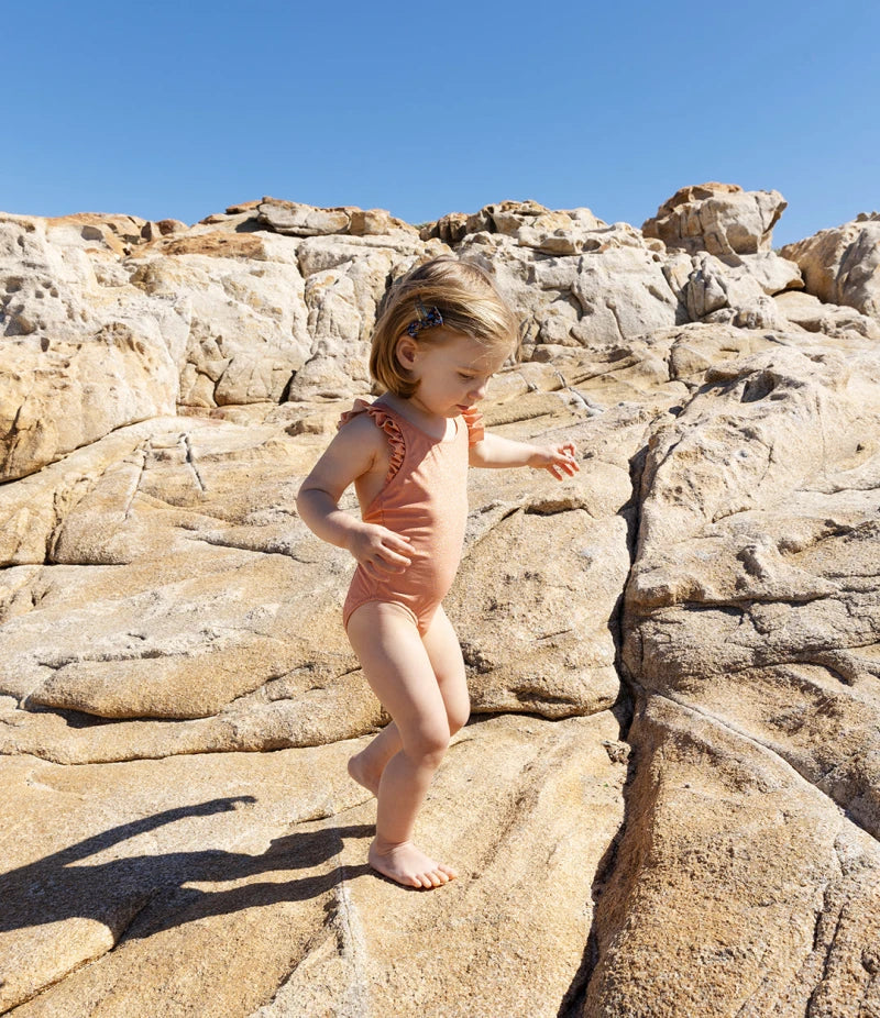 Maillot de Bain Léa - Rose Scintillant