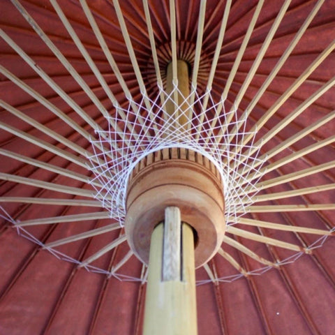 Parasol Bambou Chiang Mai — Fait Main en Thaïlande