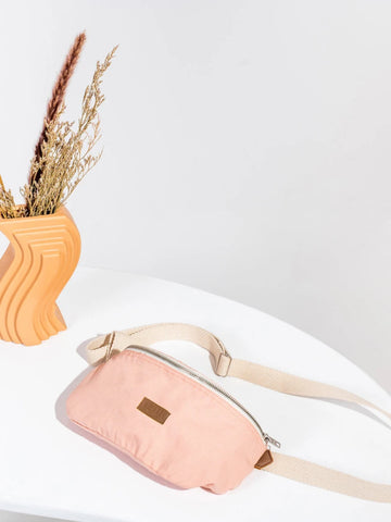 Sac banane Binette XL Cassis - Rose