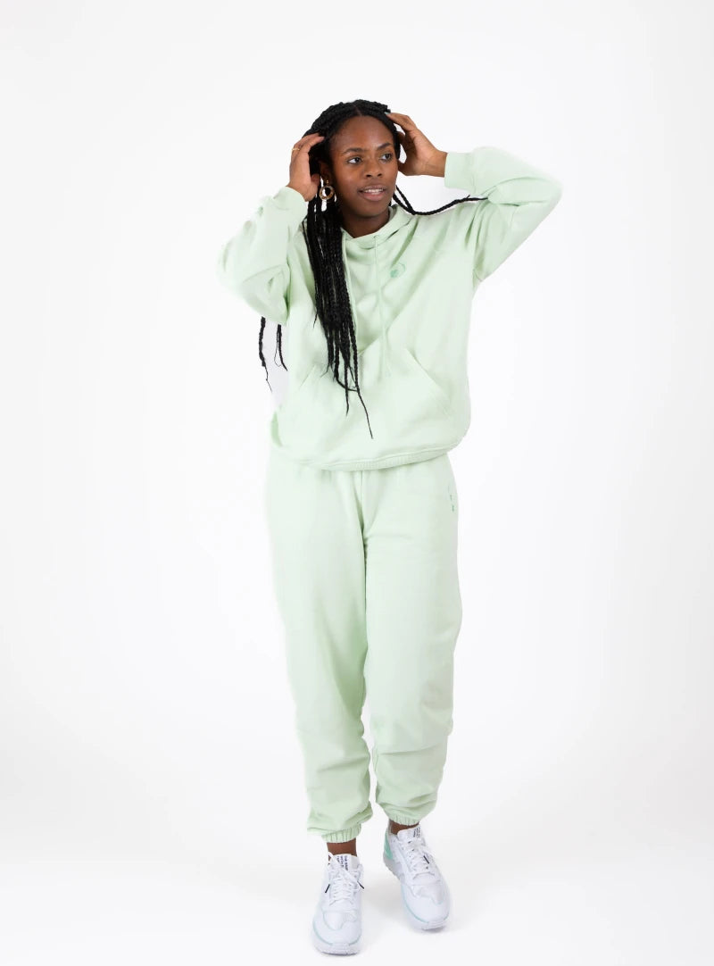 Sweat Néphélée vert avec logo Aphaïa