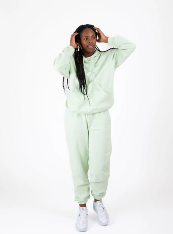Sweat Néphélée vert avec logo Aphaïa