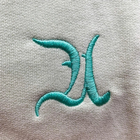 Sweat Néphélée vert avec logo Aphaïa