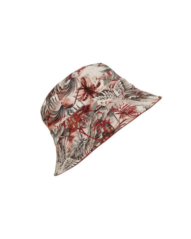 BUCKY REVERSABLE Organic Cotton Hat Tropic Red