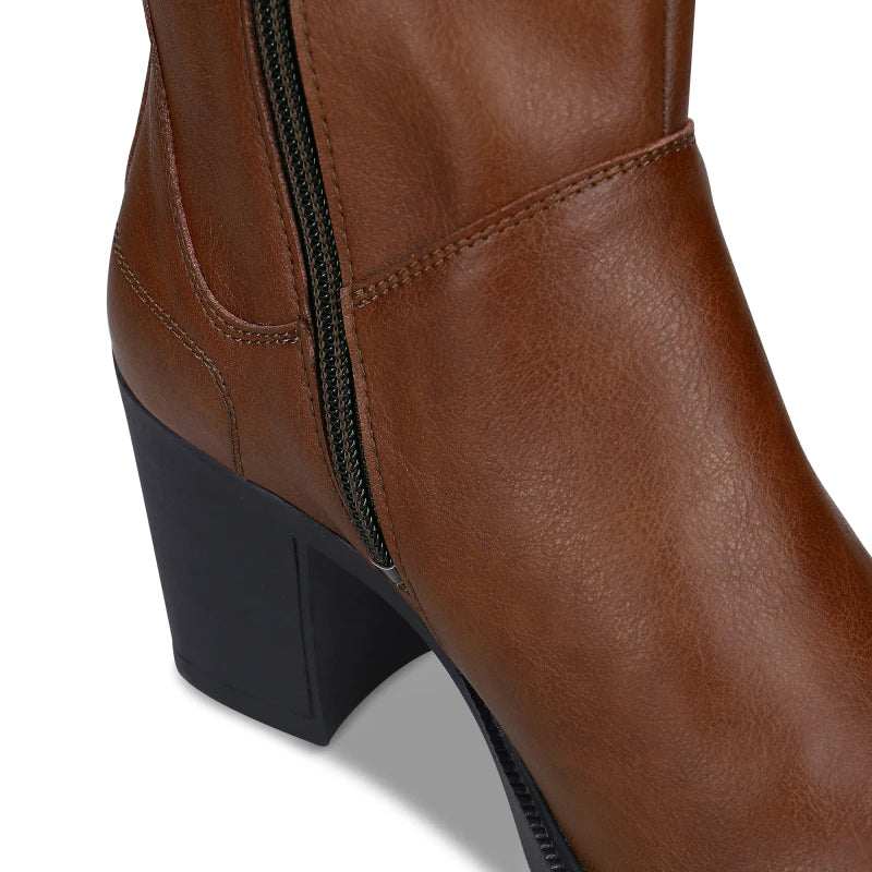 Women's Vegan Ankle Boots Alicia Brown