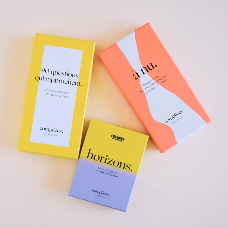 Offre trio : 90 questions, à nu & horizons.