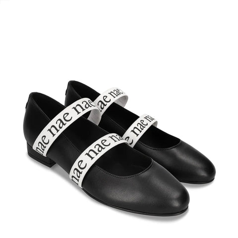 Women's Vegan Ballet Flats Aure Black