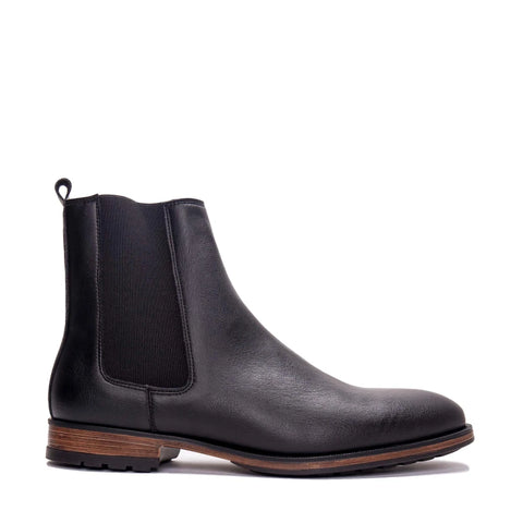 Men's Vegan Chelsea Boots Basti Black