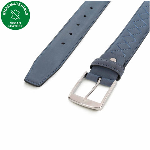 Men's Vegan Belt Amer Blue