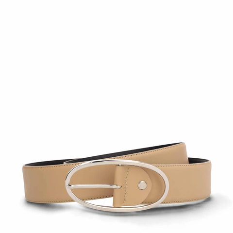 Women's AppleSkin Vegan Belt Batea Beige