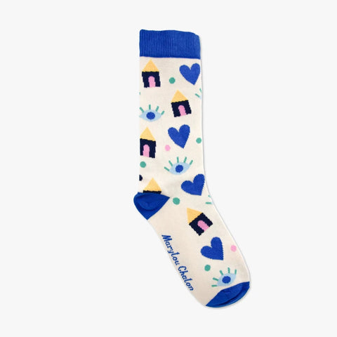 Marylou Chalon | Paire de chaussettes Cosy beige