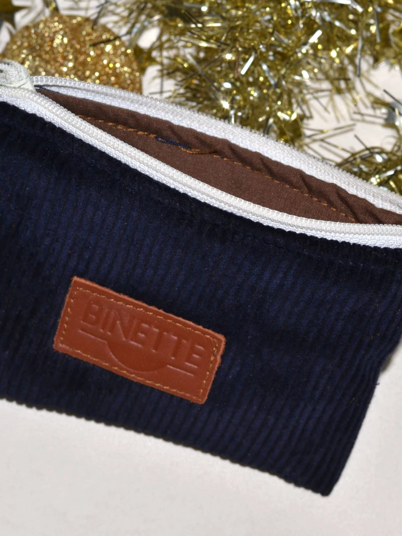 Pochette velours cotelés